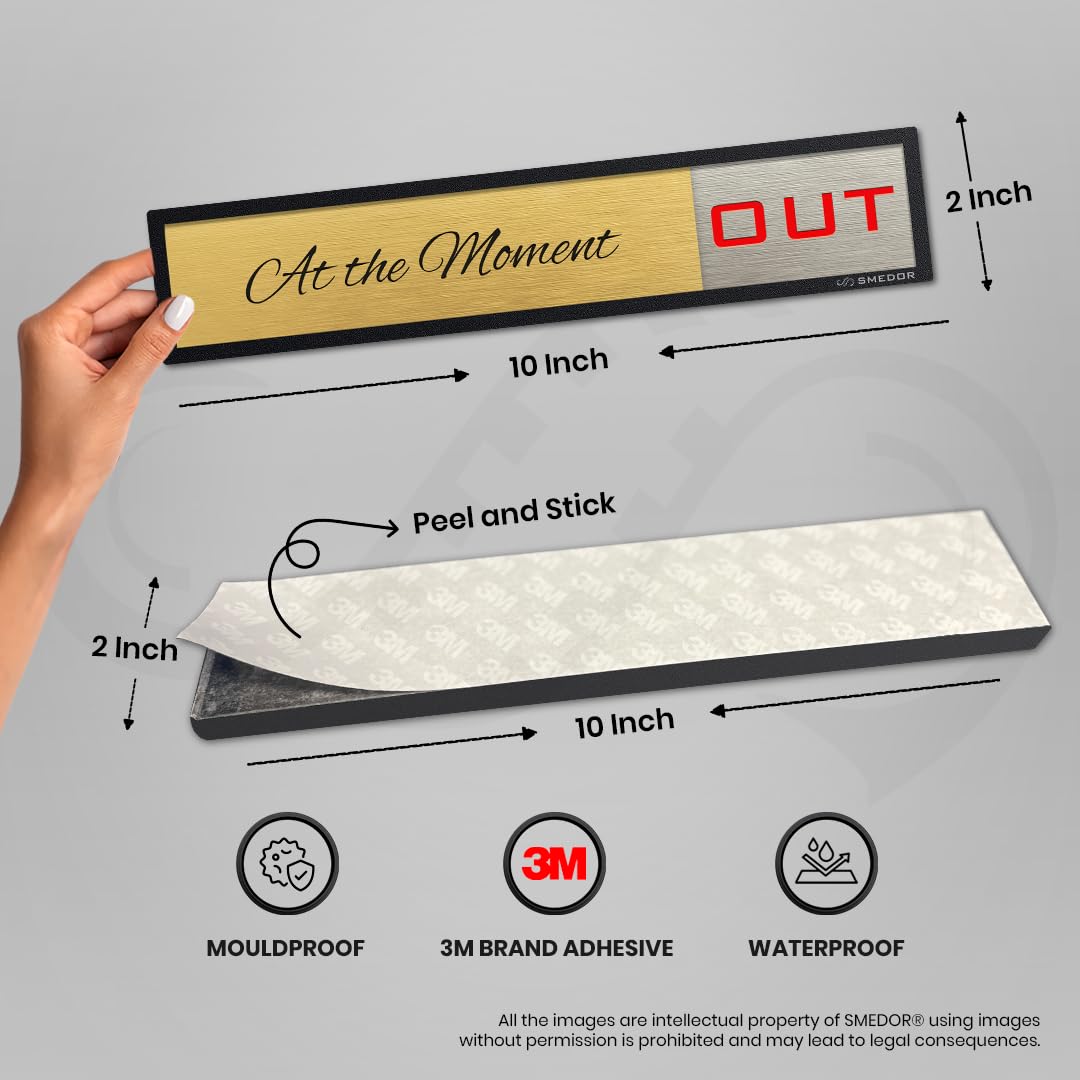 "At The Moment" with IN/OUT status - SMEDOR