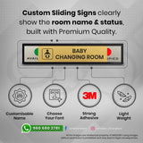 "Baby Changing Area" with Available / Occupied status - SMEDOR