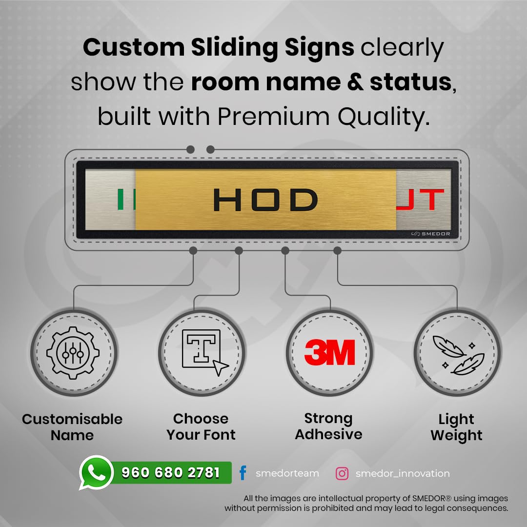 "HOD" with IN / OUT status - SMEDOR