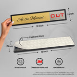 "At The Moment" with IN/OUT status - SMEDOR
