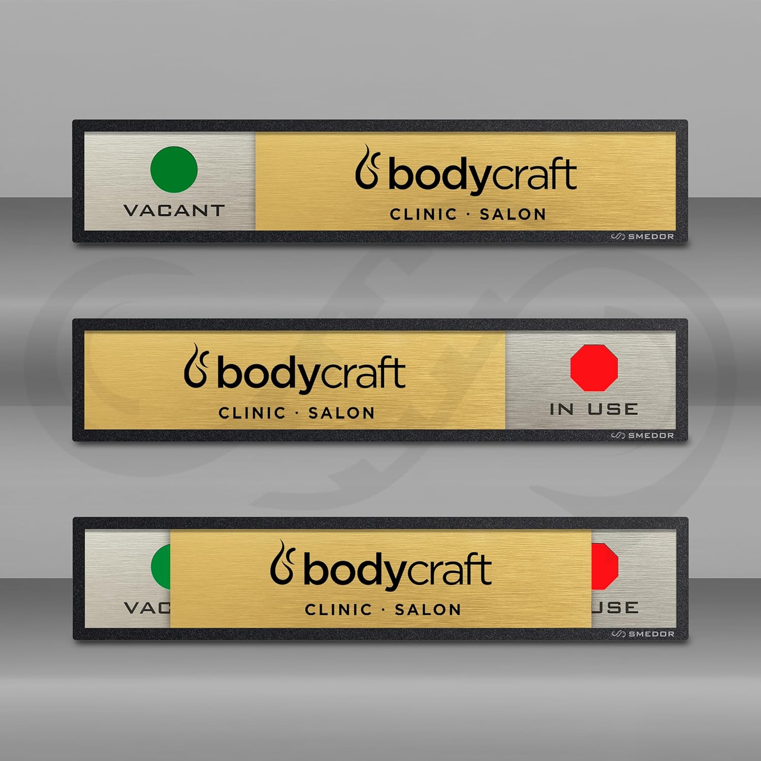 "Bodycraft Spa & Salon" with VACANT / IN USE status - SMEDOR