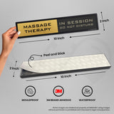 "MASSAGE THERAPY" with WELCOME PLEASE KNOCK / IN SESSION DO NOT DISTURB status - SMEDOR